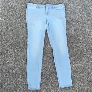 Hollister Light Wash Skinny Jeans